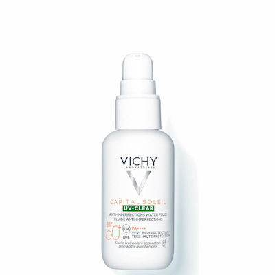 Vichy Capital Soleil UV-Clear Αντηλιακή Λοσιόν Προσώπου SPF50 40ml